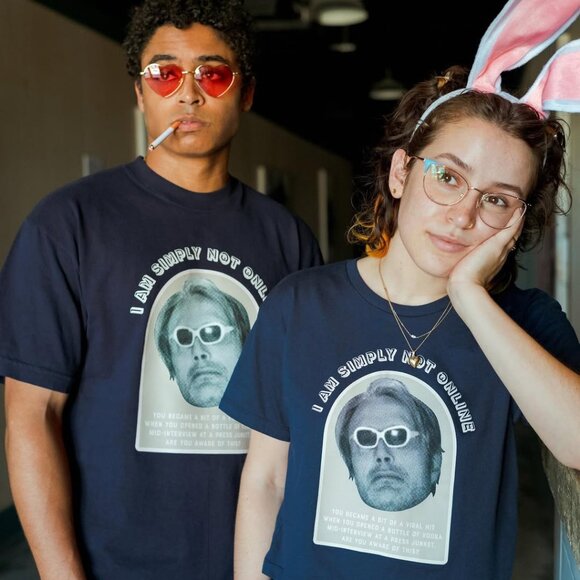 Super Yaki x Karen Han I AM SIMPLY NOT ONLINE Mads Mikkelsen Shirt - Picture 5 of 5